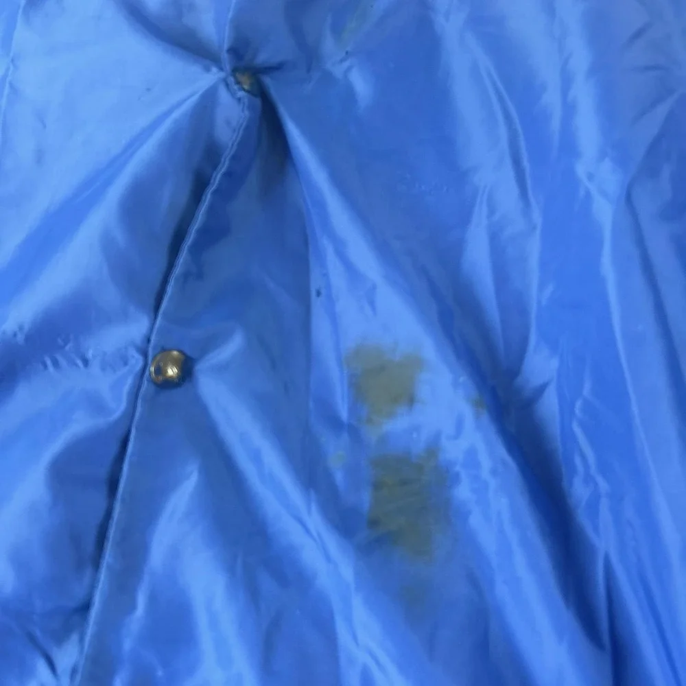 Vintage Speedline Jacket Mens Large Blue Snap Coach Windbreaker Turkey Creek